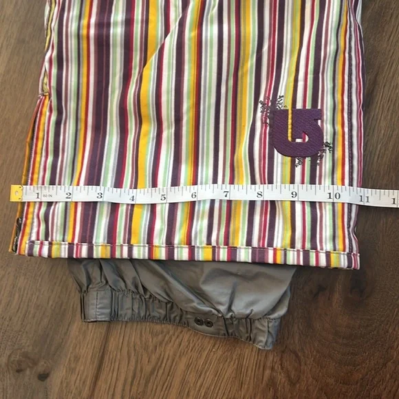 Burton Women’s Colorful Striped Ski Pants Medium - Picture 3 of 16